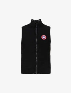 Canada Goose Mersey Funnel-neck Recycled-wool-blend Vest