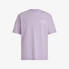 AllSaints Underground Oversized Organic-cotton T-shirt 2 AllSaints Underground Oversized Organic-cotton T-shirt -KOOPES Clothing Shop R04006591 SAGEPURPLE M