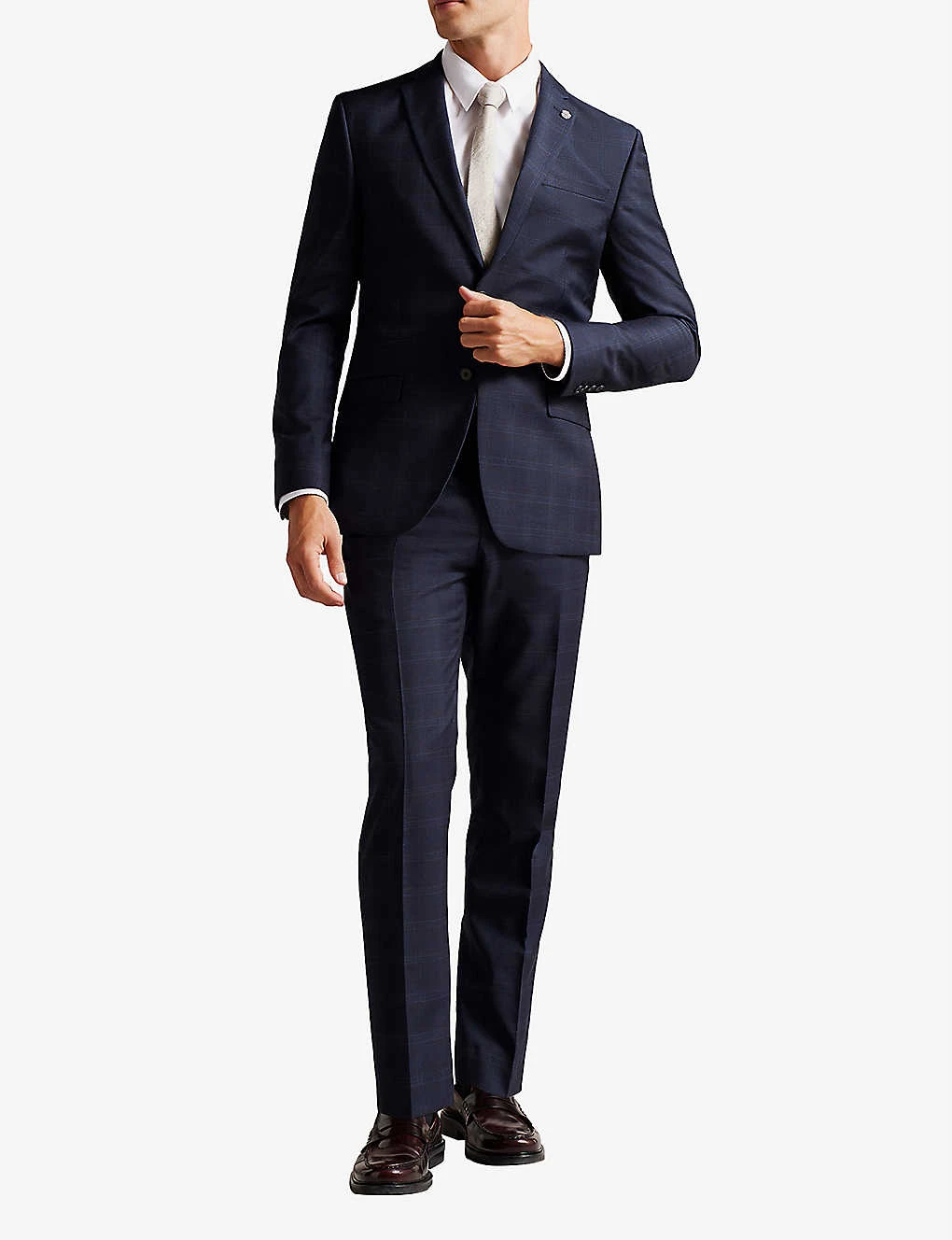 Ted Baker Meraejs Single-breasted Slim-fit Wool-blend Suit Jacket 4 Ted Baker Meraejs Single-breasted Slim-fit Wool-blend Suit Jacket - Image 2