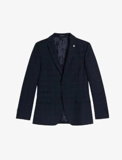 Ted Baker Meraejs Single-breasted Slim-fit Wool-blend Suit Jacket
