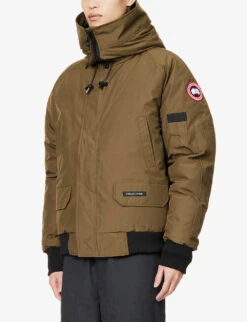 Canada Goose Chilliwack Shell-down Hooded Bomber Jacket -KOOPES Clothing Shop R04066366 MILITARYGREEN ALT02