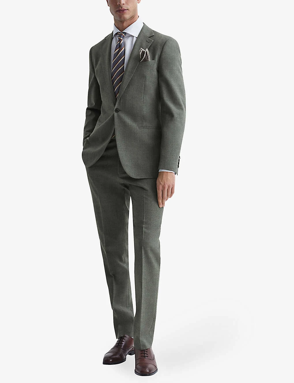 Reiss Firm Single-breasted Wool Blazer 4 Reiss Firm Single-breasted Wool Blazer - Image 2