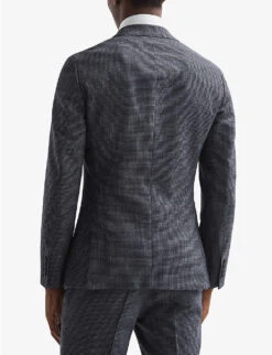 Reiss Leadenhall Single-breasted Wool Blazer -KOOPES Clothing Shop R04068015 NAVY ALT03