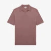 Reiss Duchie Open-collar Wool Polo Shirt -KOOPES Clothing Shop R04068158 WOODROSE M