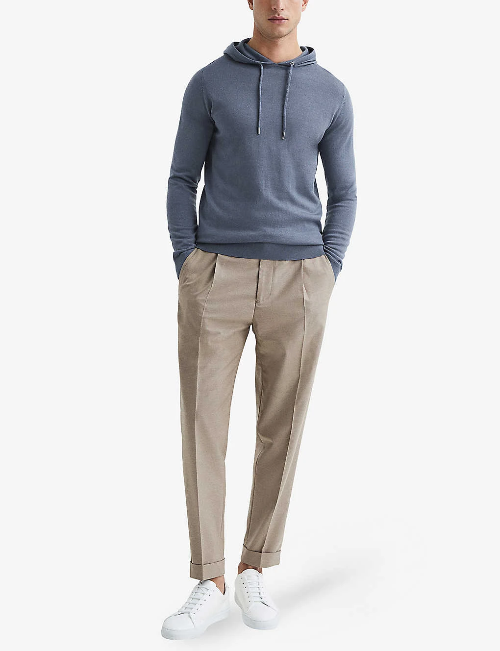 Reiss Holland Slim-fit Wool Hoody 4 Reiss Holland Slim-fit Wool Hoody - Image 2