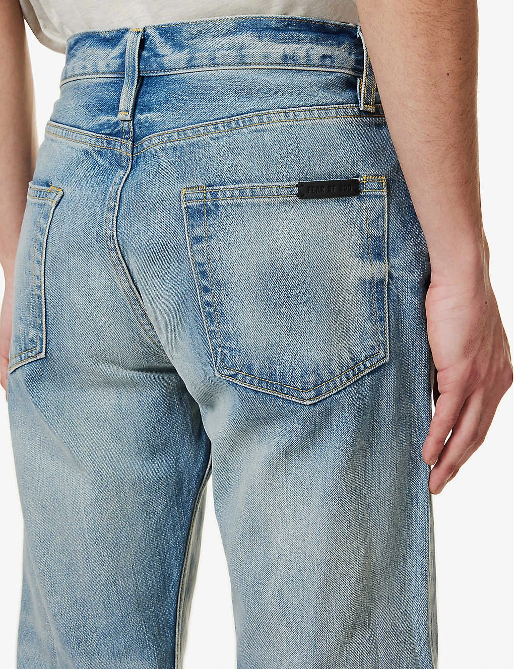 Fear Of God Eternal Faded-wash Brand-patch Straight-leg Jeans 8 Fear Of God Eternal Faded-wash Brand-patch Straight-leg Jeans - Image 6