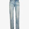 Fear Of God Eternal Faded-wash Brand-patch Straight-leg Jeans 2 Fear Of God Eternal Faded-wash Brand-patch Straight-leg Jeans -KOOPES Clothing Shop R04075939 5YEARINDIGO M
