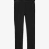 Reiss Poker Slim-fit Satin-trim Stretch-wool Blend Tuxedo Trousers -KOOPES Clothing Shop R04080300 BLACK M