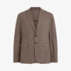 AllSaints Canta Single-breasted Regular-fit Cotton Blazer
