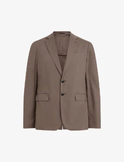 AllSaints Canta Single-breasted Regular-fit Cotton Blazer