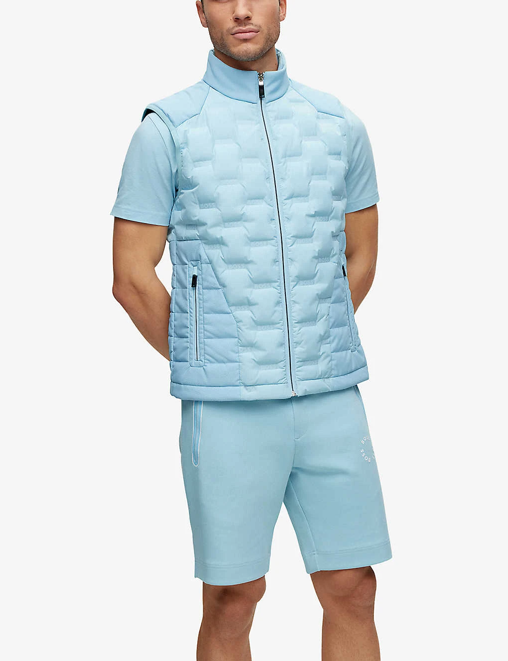 Boss Logo-embellished Quilted Regular-fit Shell-down Gilet 5 Boss Logo-embellished Quilted Regular-fit Shell-down Gilet - Image 3