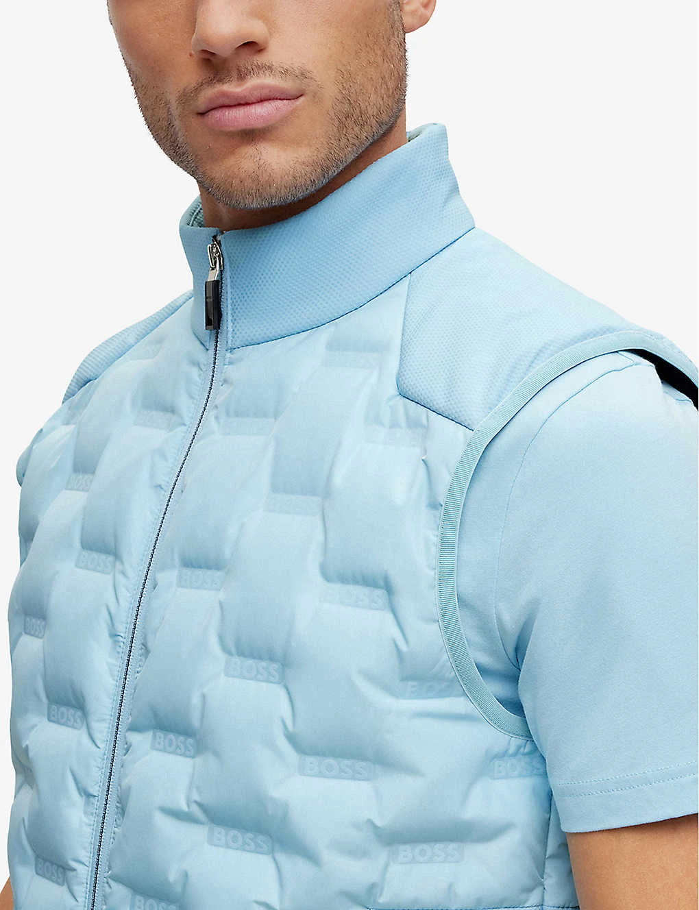 Boss Logo-embellished Quilted Regular-fit Shell-down Gilet 7 Boss Logo-embellished Quilted Regular-fit Shell-down Gilet - Image 5