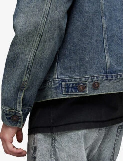 AllSaints Carrer Patch-pocket Denim Jacket -KOOPES Clothing Shop R04086633 INDIGO ALT04