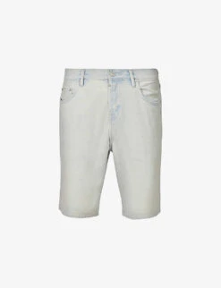 AllSaints Alva Bleached Relaxed-fit Low-rise Denim Shorts