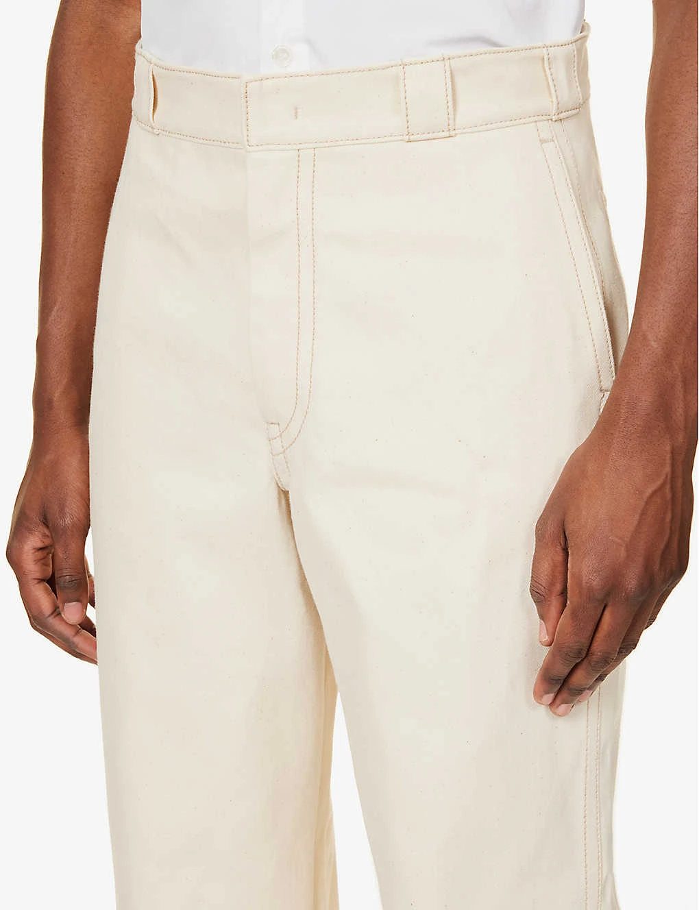 Prada Branded-plaque Straight-leg Mid-rise Jeans 7 Prada Branded-plaque Straight-leg Mid-rise Jeans - Image 5