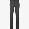 Boss Logo-embellished Slim-fit Straight-leg Stretch-cotton Trousers