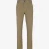 BOSS Regular-fit Tapered-leg Stretch Cotton-gabardine Trousers