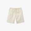 Sandro Drawstring-waist Stretch Cotton-blend Shorts -KOOPES Clothing Shop R04102506 NATURELS M