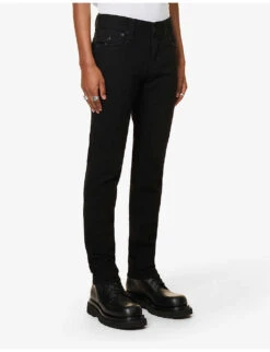 True Religion Rocco Straight-leg Stretch-denim Jeans -KOOPES Clothing Shop R04104209 BLACKRINSEWASH ALT02