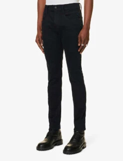 Replay Anbass Hyperflex Slim-fit Stretch-denim Jeans -KOOPES Clothing Shop R04104814 BLUE ALT02