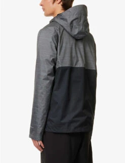 Columbia Inner Limits Funnel-neck Regular-fit Shell Jacket -KOOPES Clothing Shop R04109934 BLACKHEATHER ALT03