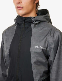Columbia Inner Limits Funnel-neck Regular-fit Shell Jacket -KOOPES Clothing Shop R04109934 BLACKHEATHER ALT04