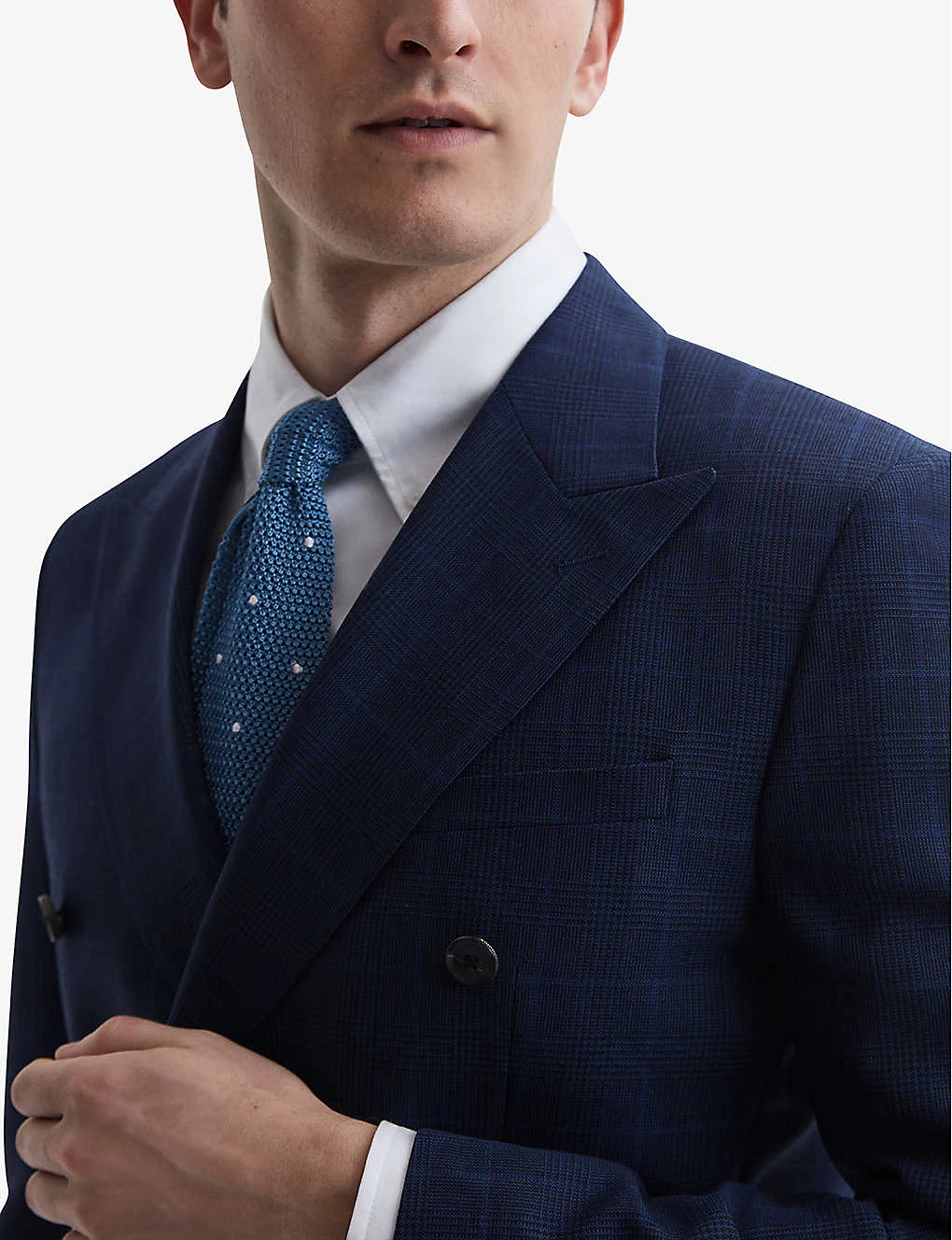 Reiss Royce Prince Of Wales-check Wool Blazer 7 Reiss Royce Prince Of Wales-check Wool Blazer - Image 5