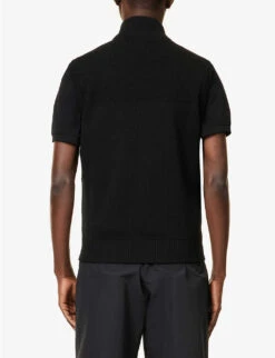 Canada Goose Hybridge High-neck Quilted Relaxed-fit Wool Gilet -KOOPES Clothing Shop R04117746 BLACK ALT03