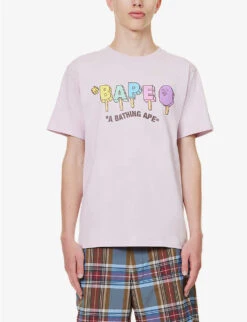 Popsicle Graphic-print Cotton-jersey T-shirt 9 Popsicle Graphic-print Cotton-jersey T-shirt -KOOPES Clothing Shop R04118342 PURPLE ALT02