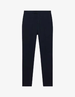 Reiss Found Slim-leg Mid-rise Stretch-woven Trousers