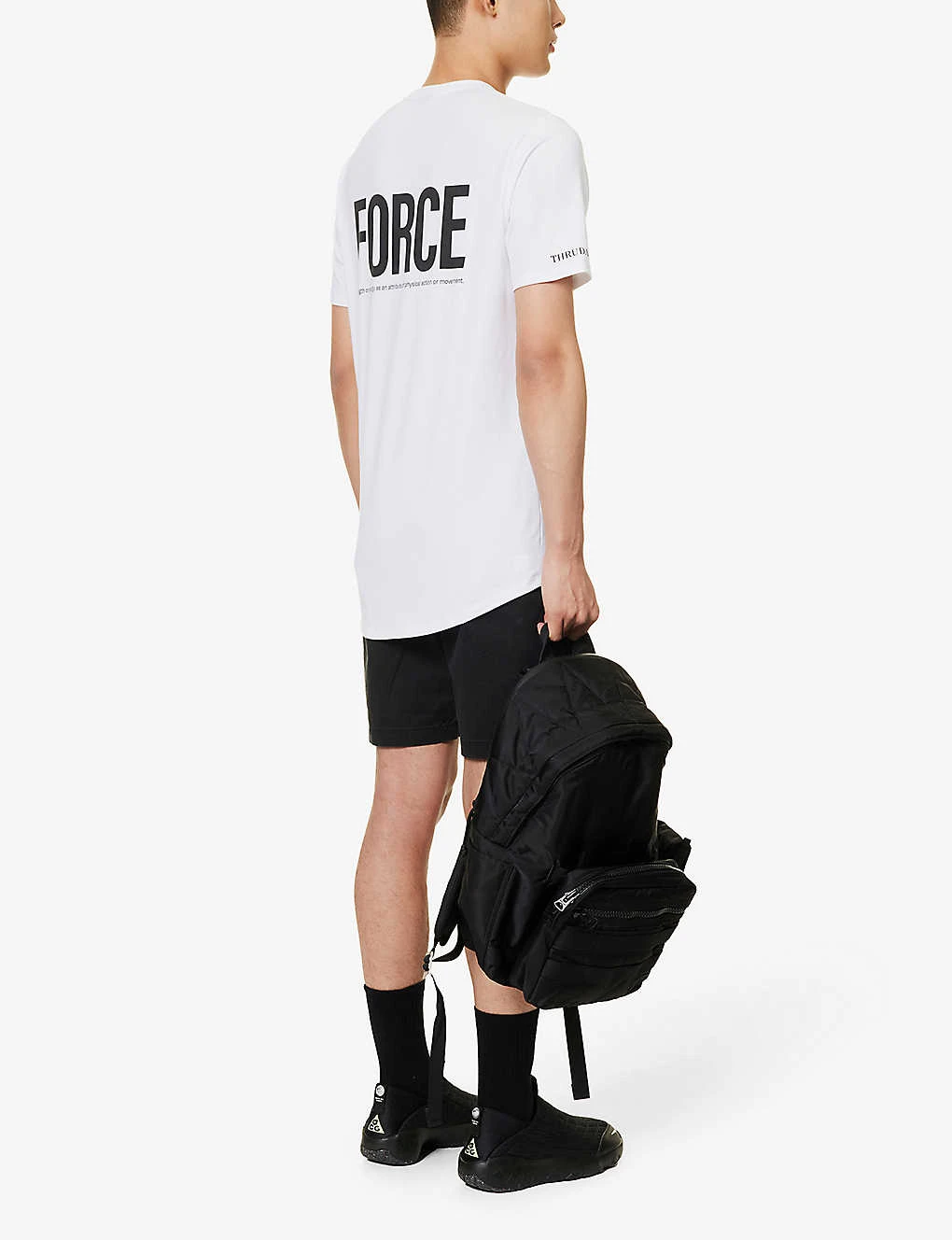 Force Drirelease Logo-print Stretch-woven T-shirt 4 Force Drirelease Logo-print Stretch-woven T-shirt - Image 2