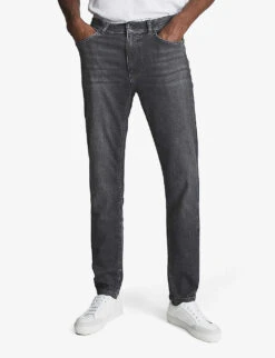 Reiss Harry Slim-fit Low-rise Denim Jeans -KOOPES Clothing Shop R04122258 WASHEDGREY ALT02