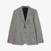 Ted Baker Luccaj Slim-fit Wool Jacket -KOOPES Clothing Shop R04122389 GREY M