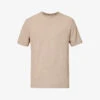 Calvin Klein Crewneck Brand-tab Stretch-cotton T-shirt