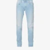 Replay Anbass Faded-wash Tapered Slim-fit Stretch-denim Jeans -KOOPES Clothing Shop R04125084 LIGHTBLUE M