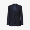 Reiss Dunn Checked Slim-fit Wool Blazer