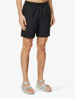 Fred Perry Classic Logo-embroidered Swim Shorts 9 Fred Perry Classic Logo-embroidered Swim Shorts -KOOPES Clothing Shop R04126259 BLACK ALT02