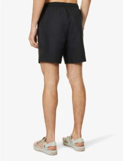 Fred Perry Classic Logo-embroidered Swim Shorts 10 Fred Perry Classic Logo-embroidered Swim Shorts -KOOPES Clothing Shop R04126259 BLACK ALT03