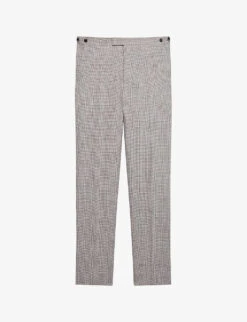 Reiss Angel Slim-fit Straight-leg Linen Trousers