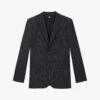 THE KOOPLES Notched-collar Single-breasted Stretch-wool Suit Jacket 1 THE KOOPLES Notched-collar Single-breasted Stretch-wool Suit Jacket -KOOPES Clothing Shop R04127919 BLA02 M