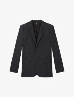 THE KOOPLES Notched-collar Single-breasted Stretch-wool Suit Jacket