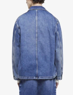 THE KOOPLES Faded Denim Overshirt -KOOPES Clothing Shop R04129075 BLUE6 ALT03