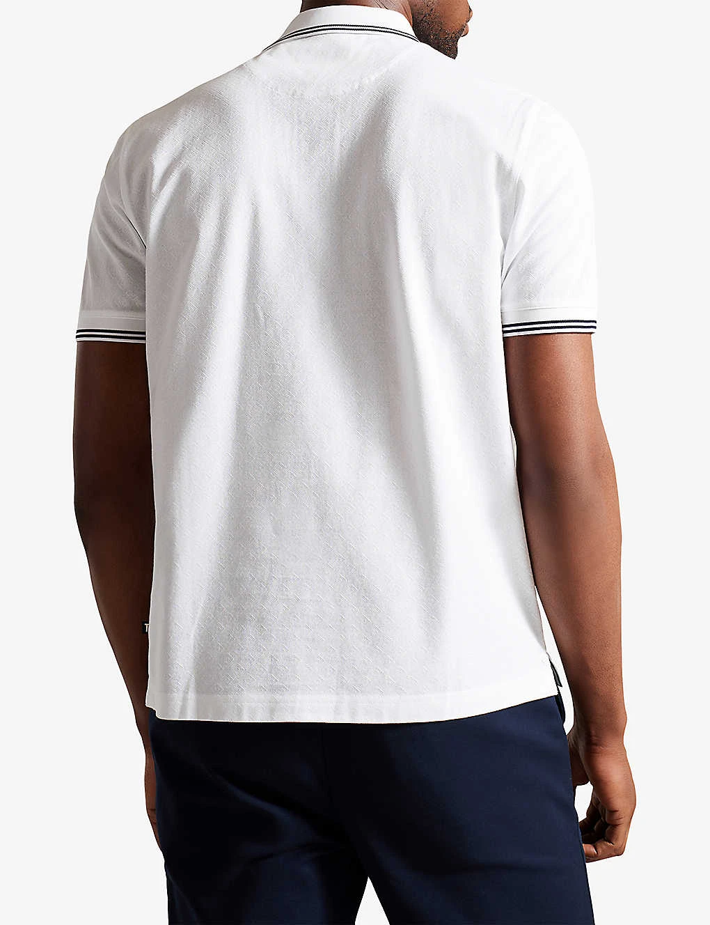 Ted Baker Logo-embroidered Cotton Polo Shirt 5 Ted Baker Logo-embroidered Cotton Polo Shirt - Image 3