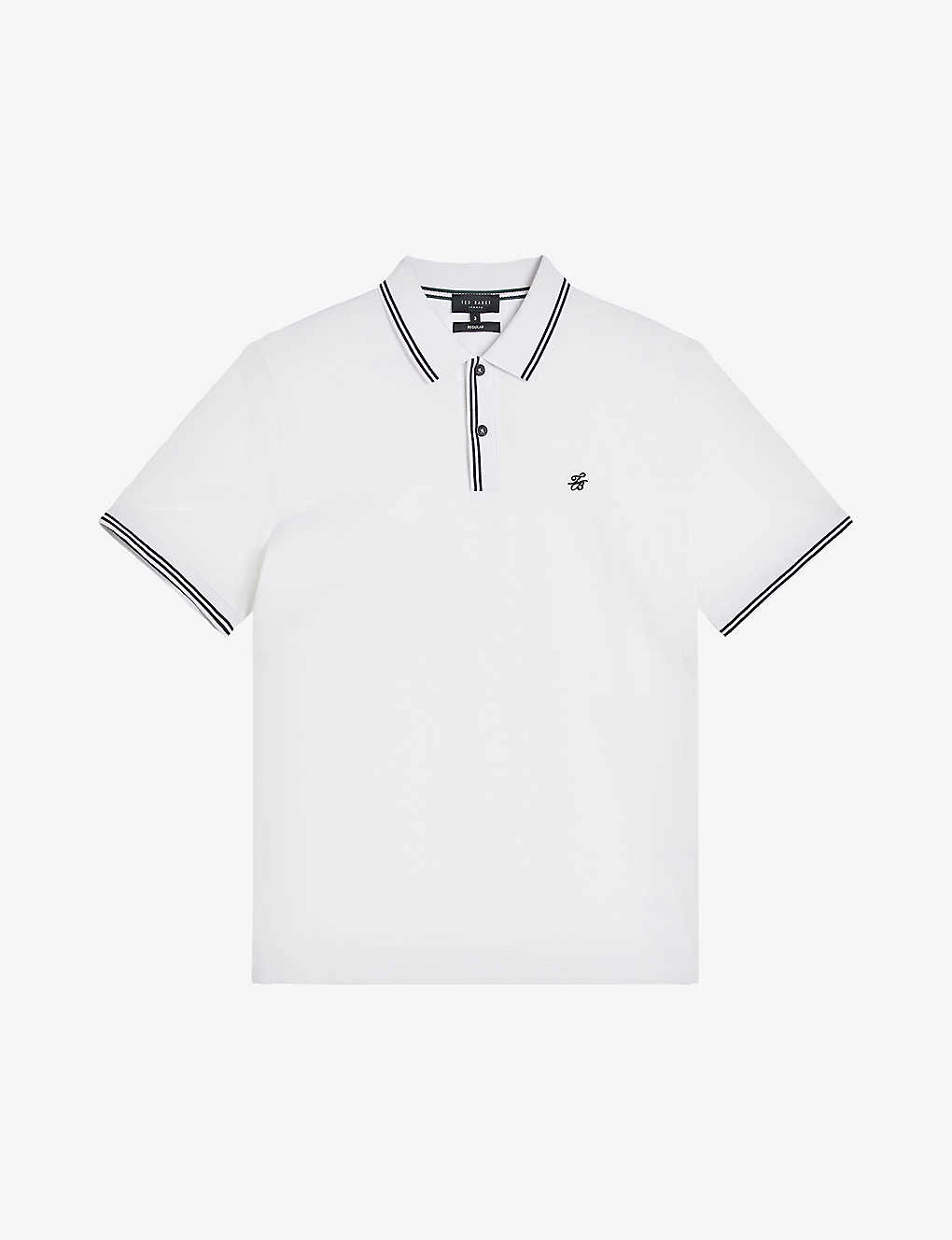 Ted Baker Logo-embroidered Cotton Polo Shirt 3 Ted Baker Logo-embroidered Cotton Polo Shirt