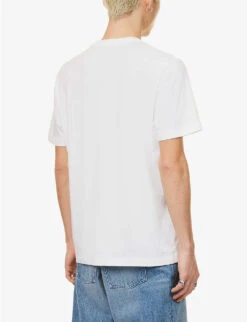 True Religion Vintage Logo-print Cotton-jersey T-shirt -KOOPES Clothing Shop R04134910 OPTICWHITE ALT03