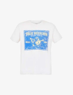 True Religion Vintage Logo-print Cotton-jersey T-shirt