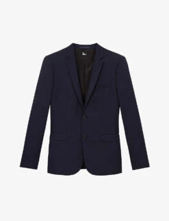 THE KOOPLES Notched-lapels Single-breasted Wool Suit Jacket