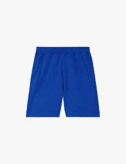 THE KOOPLES Logo-print Cotton-fleece Shorts