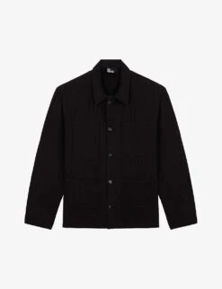 THE KOOPLES Patch-pocket Regular-fit Cotton Jacket