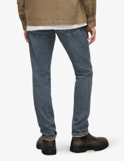 AllSaints Rex Straight-leg Mid-rise Slim-fit Stretch-denim Jeans 11 AllSaints Rex Straight-leg Mid-rise Slim-fit Stretch-denim Jeans -KOOPES Clothing Shop R04137995 TINTEDINDIGO ALT03